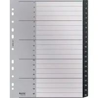 Leitz Leitz Recycle Register, PP, extrabreit, 1-20 – Produktbild 1 von 1