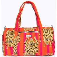 KIKOONI KIKOONI handgefertigte große Baumwolltasche "K. Shopper", Poppy tiger, – Produktbild 1 von 1