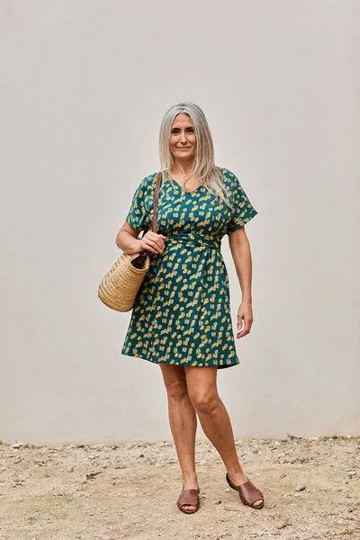 TIRALAHILACHA TIRALAHILACHA Frida Dress, Grün, – Produktbild 1 von 4