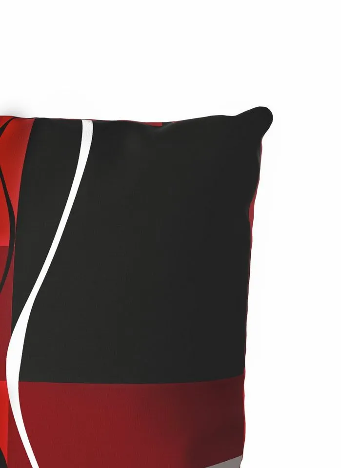 OTTO home Bettwäsche Kelian in Gr. 135x200, 155x220 cm u.a. Bettwäsche-Set mit Baumwolle, Linon, 2 teilig, in verschiedenen Qualitäten, gemusterte Bettwäsche, Rot, – Produktbild 3 von 7
