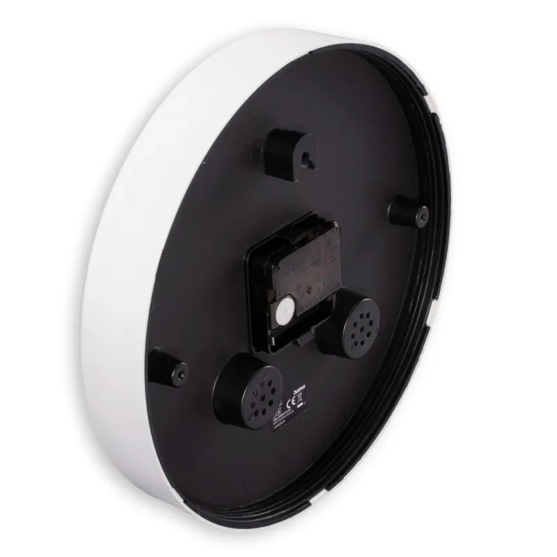 Hama Hama Wanduhr "Elba", Ø 25 cm, ohne Ticken, Weiß – Produktbild 4 von 5