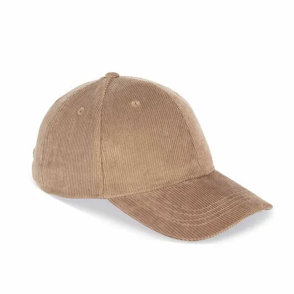 YTWOO YTWOO Kordkappe aus Bio-Baumwolle mit 6 Panels, Dark camel, – Produktbild 3 von 4