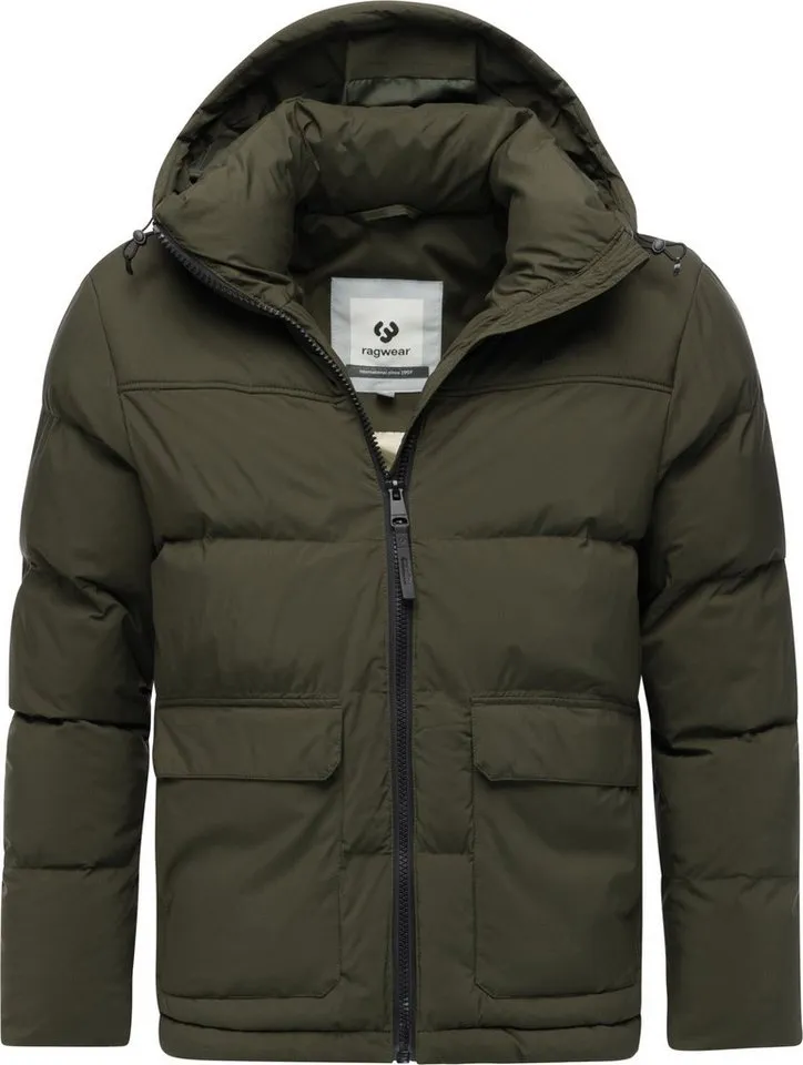 ragwear ragwear Steppjacke Walinor YOUMODO Gesteppte Winterjacke mit verstellbarer Kapuze, Grün, – Produktbild 5 von 5