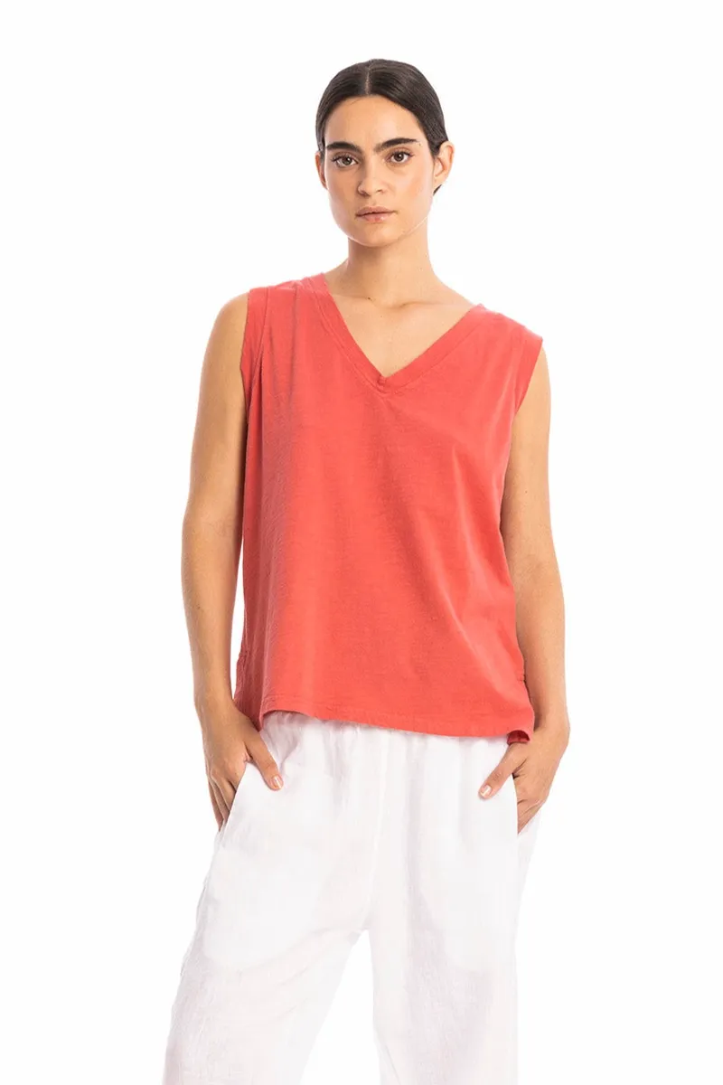 RAVENS VIEW IBIZA RAVENS VIEW IBIZA Damen vegan Top Marea Lehm Rot, Hellrot, – Produktbild 2 von 2