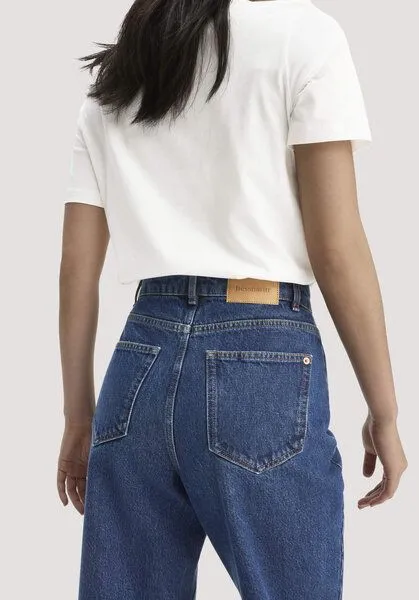 hessnatur hessnatur Jeans GIERA Straight Relaxed aus reinem Bio-Denim, Dark blue, – Produktbild 2 von 4