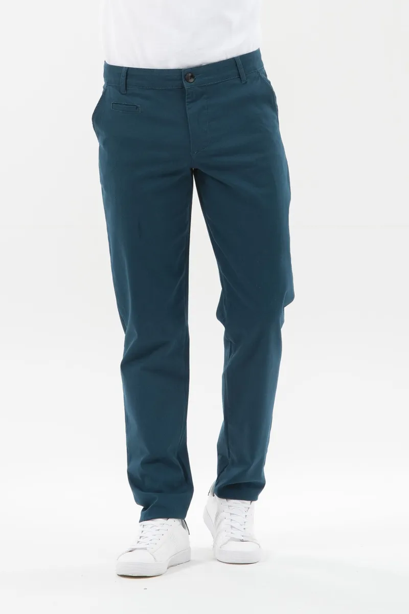 ORGANICATION ORGANICATION Herren vegan Regular Chino Hose Navy, Extra dunkelblau, – Produktbild 2 von 2