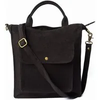 El Puente El Puente Schultertasche | Fair Trade & Handmade aus Indien, Schwarz, – Produktbild 1 von 1