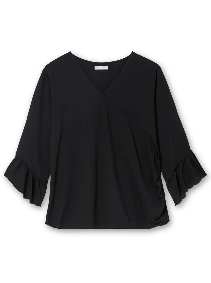 sheego by Joe Browns T-Shirt, Schwarz, – Produktbild 1 von 2