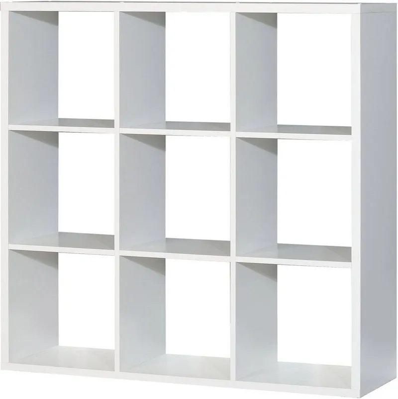 FORTE Standregal Mauro, Fachgröße 33x33cm, 4 Fächer, Weiß, – Produktbild 8 von 8