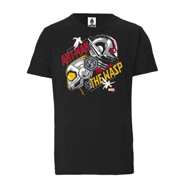 LOGOSH!RT LOGOSH!RT Marvel - Ant-Man & The Wasp - Bio - Organic T-Shirt, Schwarz, – Produktbild 1 von 4