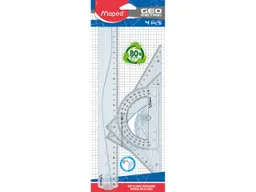 Maped Maped Geometrie-Set "Geometric Green" 4-tlg. – Produktbild 1 von 1