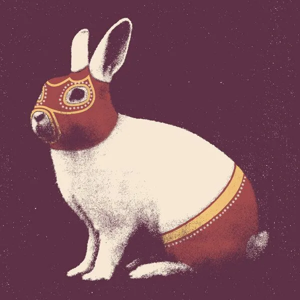 Photocircle Photocircle Poster / Leinwandbild - Lapin Catcheur – Produktbild 1 von 4