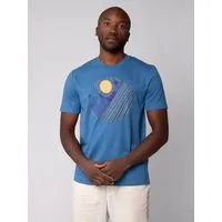 watapparel watapparel T-Shirt Unisex Geometric Landscape 3, Bright blue, – Produktbild 1 von 1