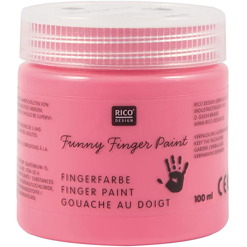 Rico Design Rico Design Fingerfarbe 100ml Pink, Pink, – Produktbild 1 von 1