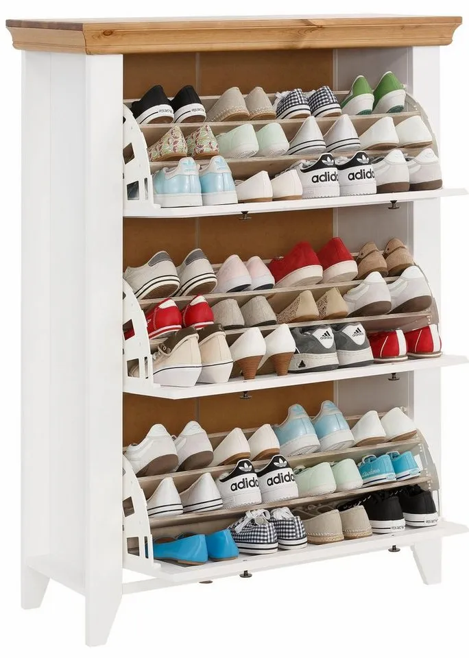 OTTO home Schuhschrank Skandinavia in 2 Größen, Weiß, – Produktbild 5 von 5