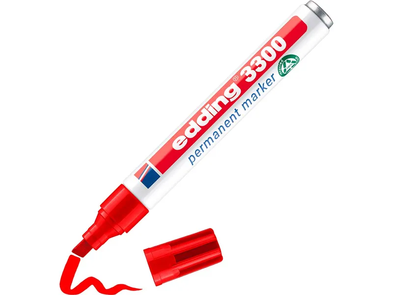 Edding Edding Permanentmarker "3300" rot – Produktbild 2 von 4