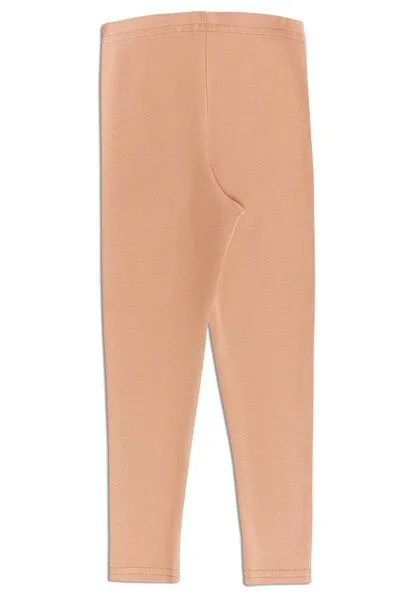 Leela Cotton Leela Cotton Baby Kinder Leggings Bio-Baumwolle Unisex 2051, Cafe crema, – Produktbild 2 von 3