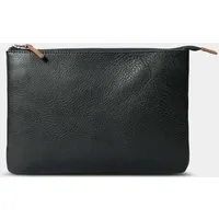 GOOD WILHELM GOOD WILHELM Kabeltasche und Zubehörtasche aus Vachetta Leder (vegetabil gegerbt), Black, – Produktbild 1 von 1