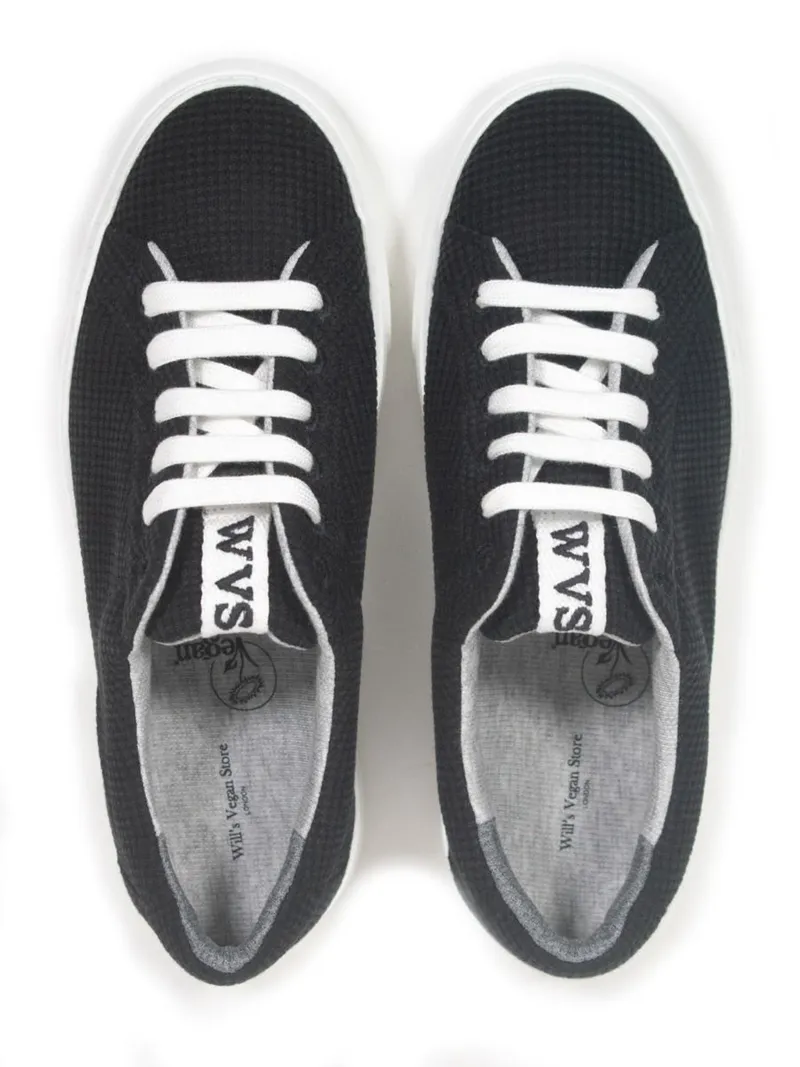 Will's Vegan Store Will's Vegan Store Herren vegan Sneakers Ldn Biologisch Abbaubar Schwarz, Schwarz, – Produktbild 2 von 2