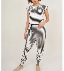 Lena Schokolade Lena Schokolade Jumpsuit Overall ringel aus Bio-Jersey – Produktbild 1 von 1