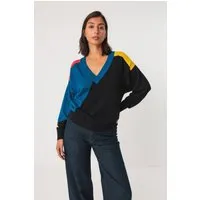 SKFK SKFK Damen vegan Pullover Adriana Mehrfarbig – Produktbild 1 von 1