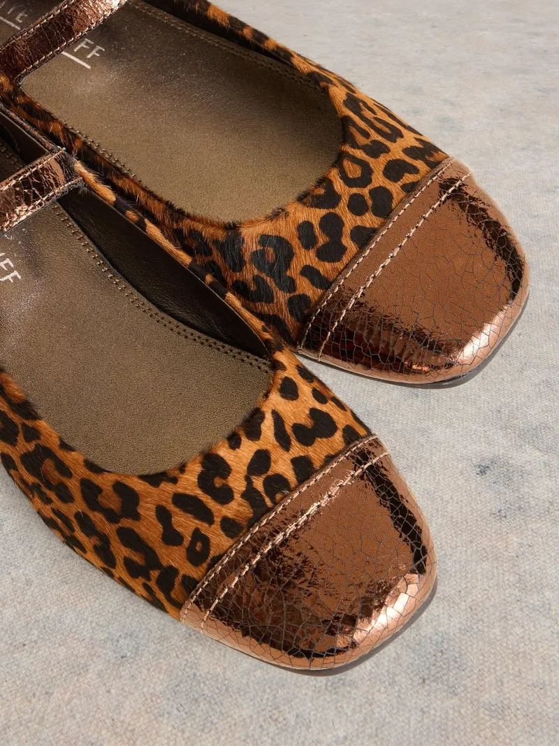 White Stuff Mary Jane Schuhe Loral - 36, Braun multi, – Produktbild 4 von 4