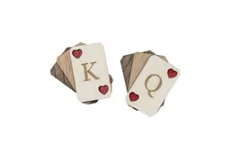 BeWooden BeWooden Broschen aus Holz für Paare König und Königin – Produktbild 1 von 1