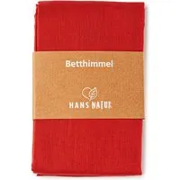 HANS NATUR Betthimmel Baldachin Bio-Baumwolle ziegelrot 115 x 300 cm – Produktbild 1 von 1