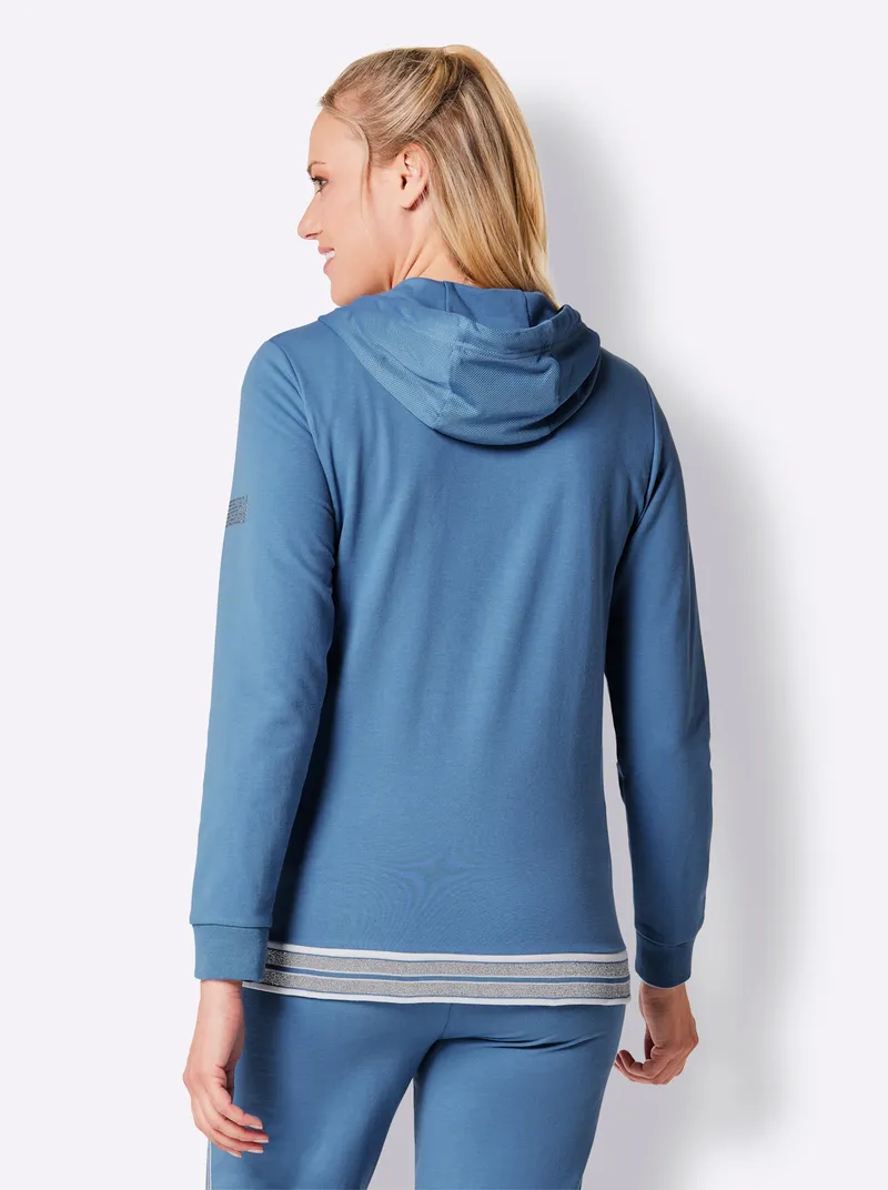 feel good Jacke mittelblau, Mittelblau, – Produktbild 2 von 2