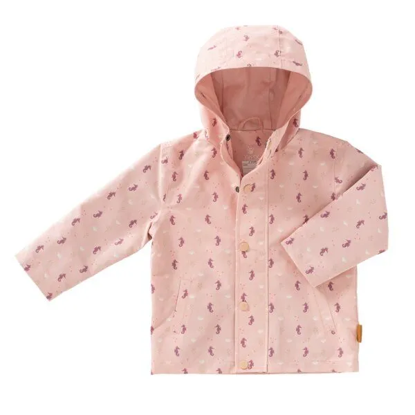 Fresk Regenjacke für Kinder – recyceltes Polyester, mit Kapuze –6 Jahre, Seahorse, – Produktbild 1 von 4