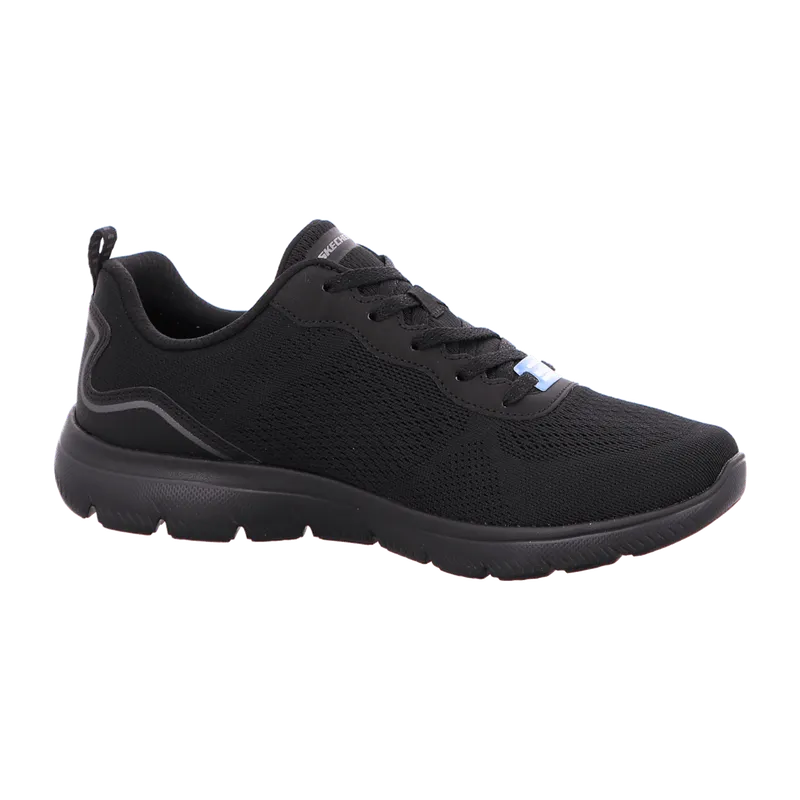 Skechers Skechers Sneaker Low Top für Herren, schwarz, Größe 43 EU, Schwarz, – Produktbild 6 von 7