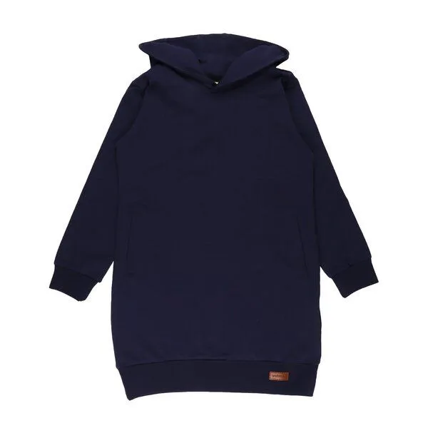 Walkiddy Bio Baumwolle Navy Blazer Sweatdress - Blau, GOTS-zertifiziert, ethisch hergestellt – Walkiddy, Blau, – Produktbild 1 von 2