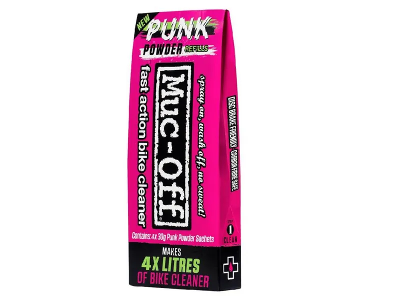 Muc-Off Muc Off Punk Powder 4 Pack - Plastikfreier Fahrradreiniger mit biologisch abbaubaren Inhaltsstoffen – Produktbild 2 von 2