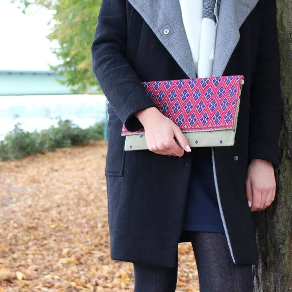 Mitienda Shop Mitienda Shop Clutch fuchsia - Handtasche San Ventanita – Produktbild 4 von 4