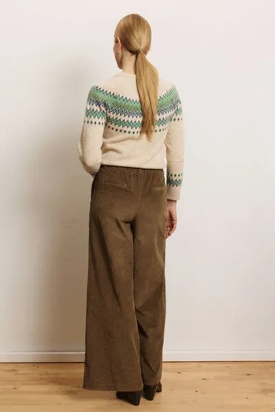 Tranquillo Tranquillo Cordhose Paolaa aus Biobaumwolle, Taupe, – Produktbild 5 von 7
