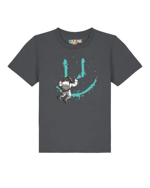 watabout.kids watabout.kids T-Shirt Kinder Graffiti Astronaut, Anthracite, – Produktbild 1 von 2