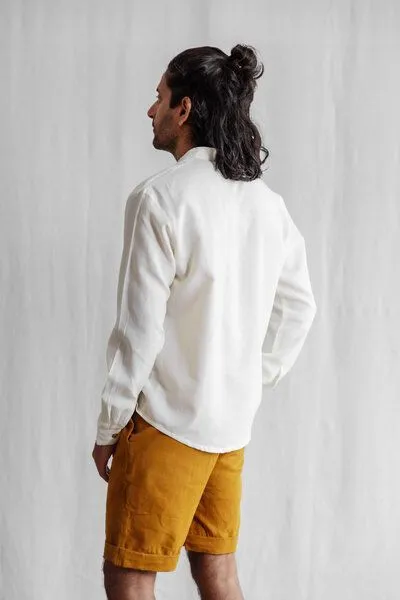 Jyoti - Fair Works Jyoti - Fair Works Baumwoll Hemd Harish, Creme, – Produktbild 2 von 4