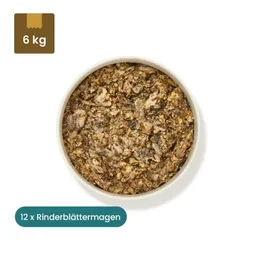 haustierkost.de haustierkost.de Rinderblättermagen Frostfutter 12 x 500 g – Produktbild 1 von 1