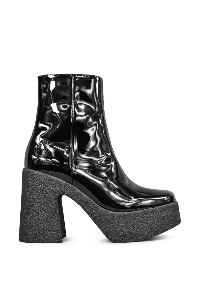 Altercore Altercore Damen vegan Stiefel Mazikeen, Schwarz, – Produktbild 1 von 3