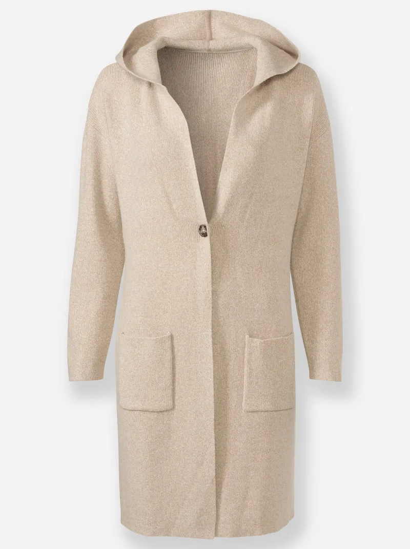 Witt Longstrickjacke, Beige-meliert, – Produktbild 1 von 2