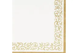 ti-flair Papierserviette, Servietten Papier 33x33cm Ornament Rand geprägt 20 Stück – Produktbild 1 von 1