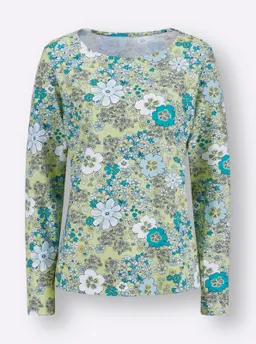 Witt Langarmshirt pistazie-mint-bedruckt – Produktbild 1 von 1