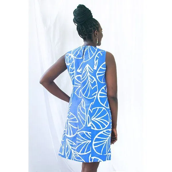 Global Mamas Global Mamas Bio Kleid - Boardwalk - Canopy, Blau, – Produktbild 4 von 4