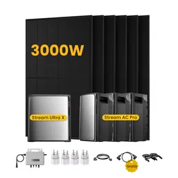 EcoFlow EcoFlow Stream Ultra X, Solaranlage mit Speicher, mit 6 x 500W Bifazialen Solarmodulen, by Powerness - Stream Ultra X + 3 x Stream AC Pro | 9600Wh / 4 x Smart Plug / Standardversand – Produktbild 1 von 1