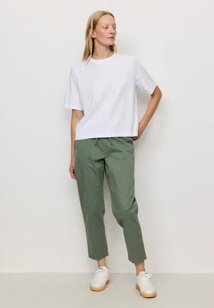 recolution Damen Jogg Chino aus Bio-Baumwoll Mix - KALE - recolution, Khaki (grün), – Produktbild 2 von 4