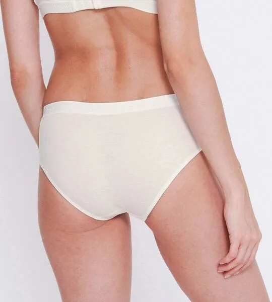 Sloggi Sloggi 2x GO CASUAL Hipster Slip Bio-Baumwolle, Weiss, – Produktbild 3 von 4