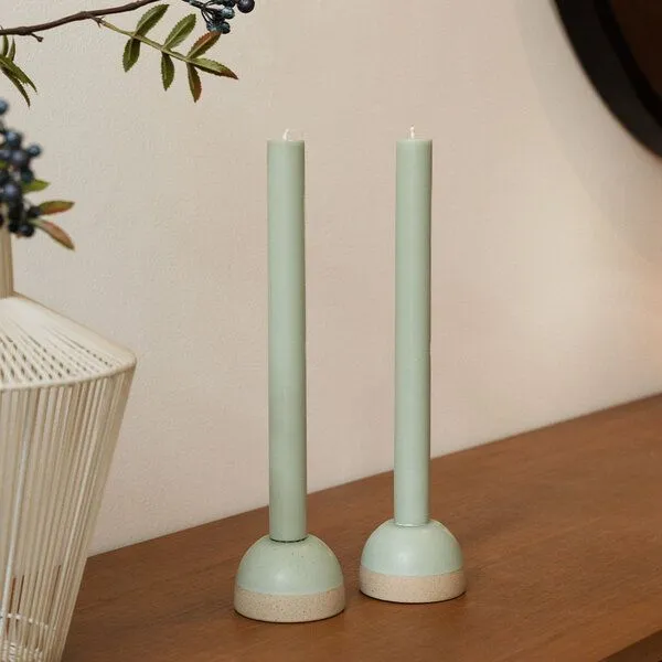 Originalhome Originalhome ReClay Stabkerzenhalter – 2er-Set, Mintgrün, – Produktbild 1 von 4