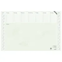 Zettler Zettler Schreibtischunterlage "green" mit Jahreskalender, aus Recyclingpapier, 2027, 35 Blatt – Produktbild 3 von 3