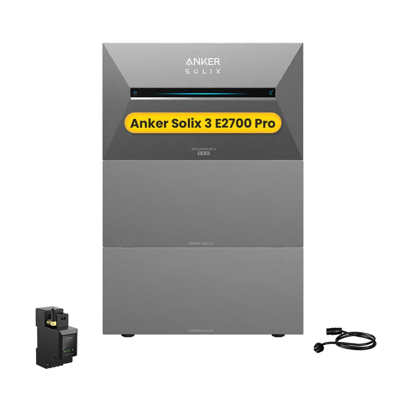 Anker Anker SOLIX Solarbank 3 E2700 Pro All-in-One Speicher für Balkonkraftwerk, by Powerness - 8.1kWh / 1 x Smart Meter / Selbstabholung – Produktbild 1 von 1