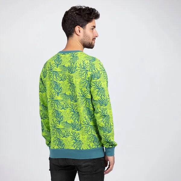 Lexi&Bö Lexi&Bö Coral Sweater Herren, Lime green (grün), – Produktbild 2 von 4